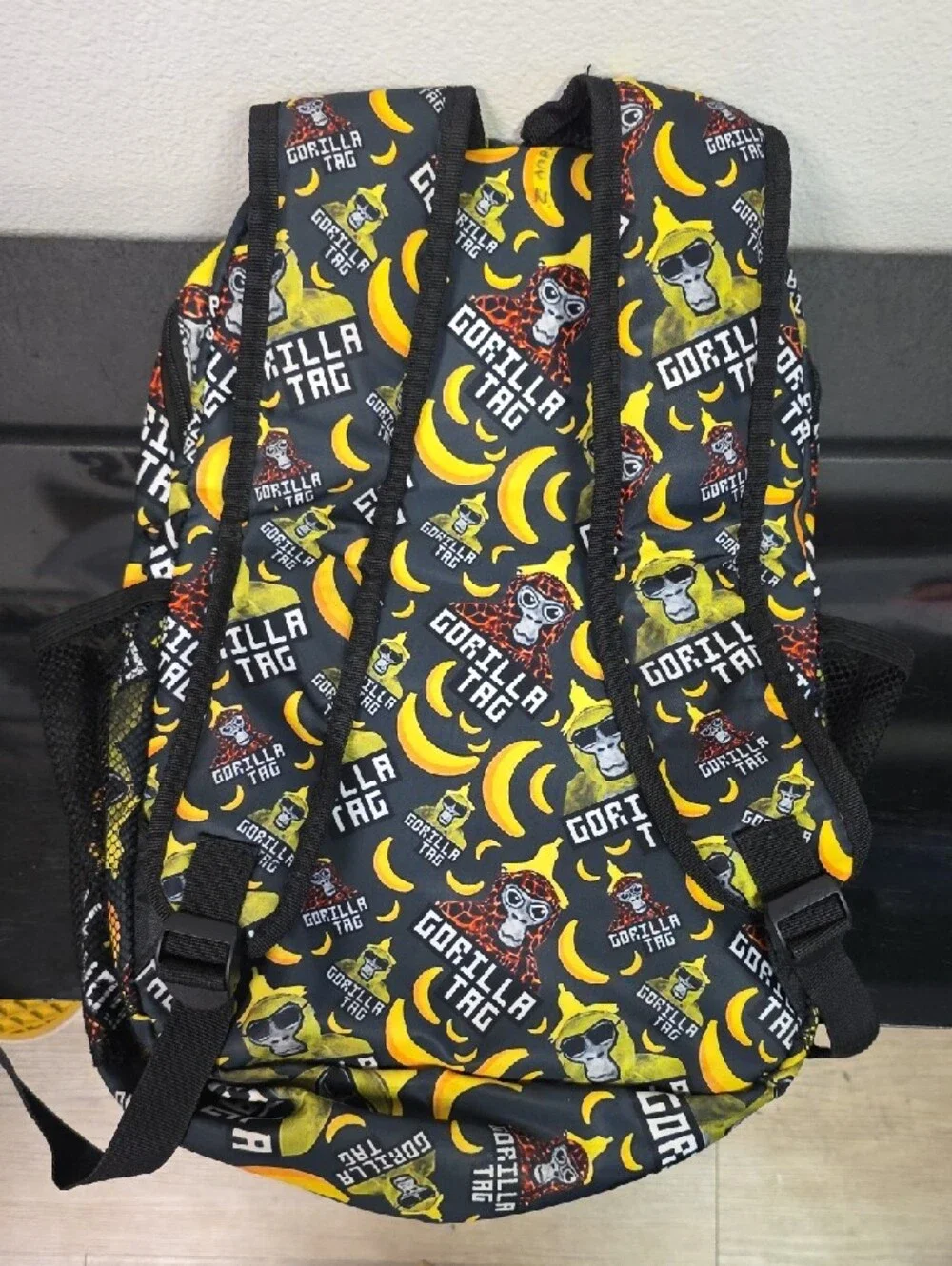 Gorilla Tag Banana Print Gaming Backpack